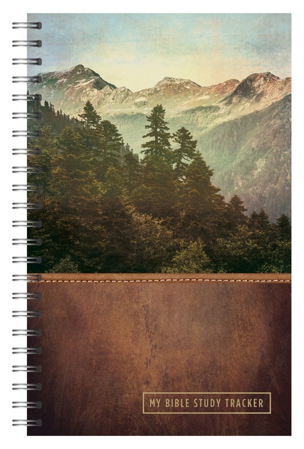 Cover image for My Bible Study Tracker [Leather Forest], isbn: 9781636097534