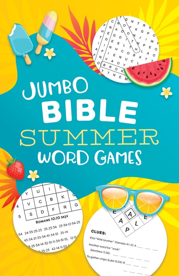 Cover image for Jumbo Bible Summer Word Games, isbn: 9781636098173