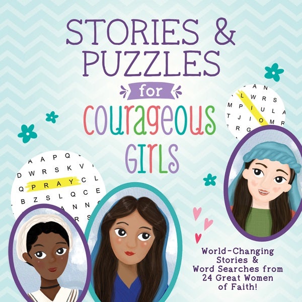 Cover image for Stories and Puzzles for Courageous Girls, isbn: 9781636098326