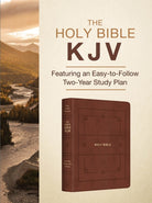 Cover image for The Holy Bible Kjv: Featuring an Easy-To-Follow Two-Year Study Plan [Cinnamon & Gold], isbn: 9781636098500