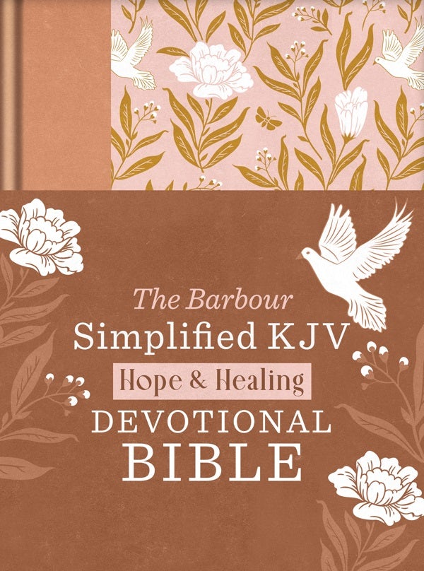 Cover image for The Hope & Healing Devotional Bible [Doves & Floral Ginger], isbn: 9781636098906