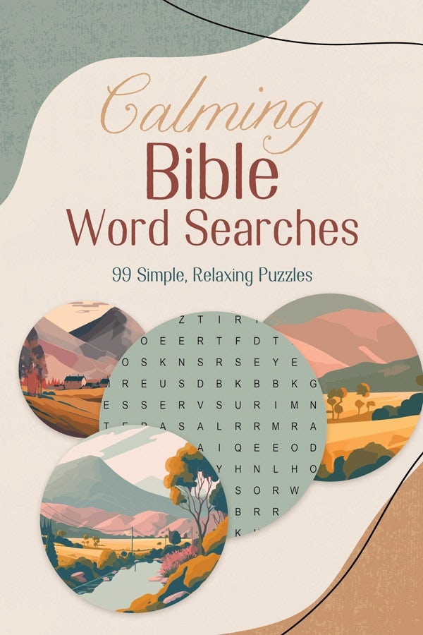 Cover image for Calming Bible Word Searches, isbn: 9781636099163