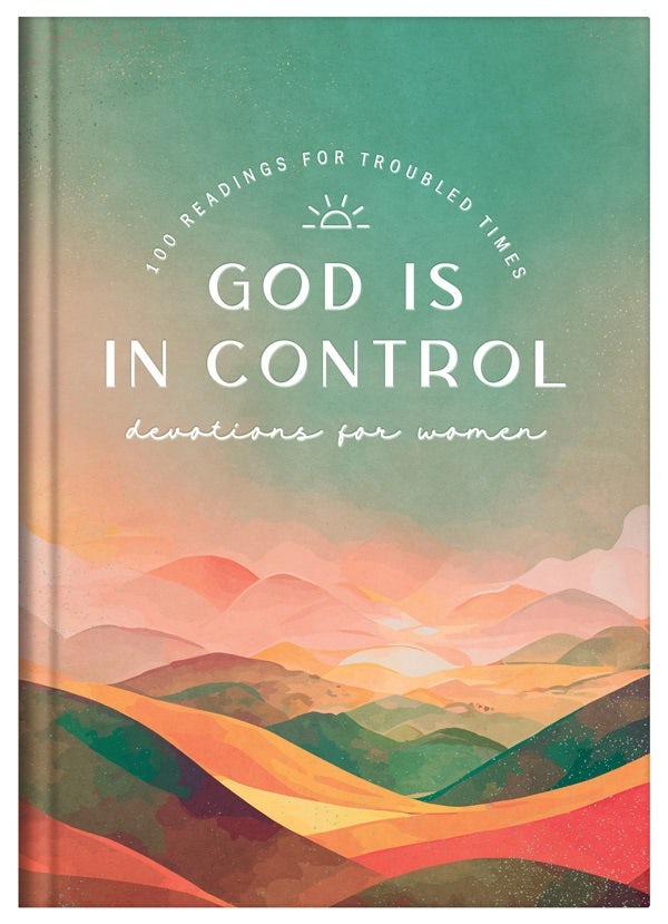 Cover image for God Is in Control Devotions for Women, isbn: 9781636099576
