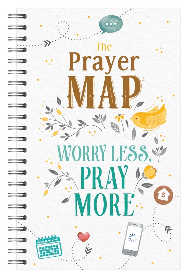 Cover image for The Prayer Map: Worry Less, Pray More, isbn: 9781636099637