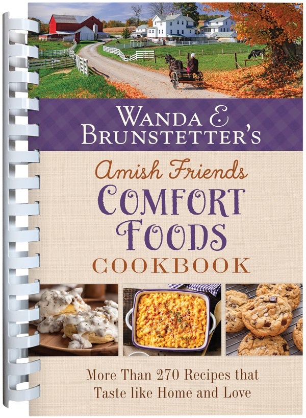 Cover image for Wanda E. Brunstetter's Amish Friends Comfort Foods Cookbook, isbn: 9781636099736