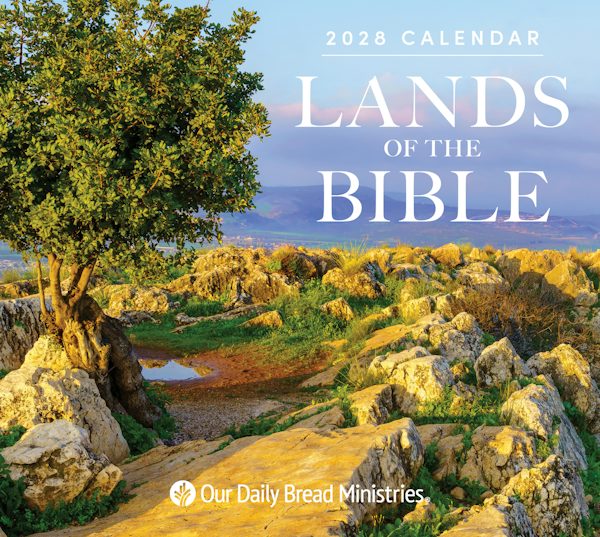 Cover image for Lands of the Bible 2028 Wall Calendar, isbn: 9781640706064