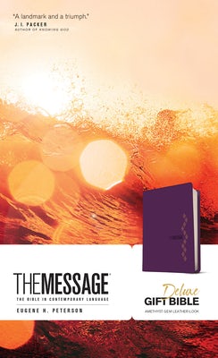 Cover image for The Message Deluxe Gift Bible, isbn: 9781641581264