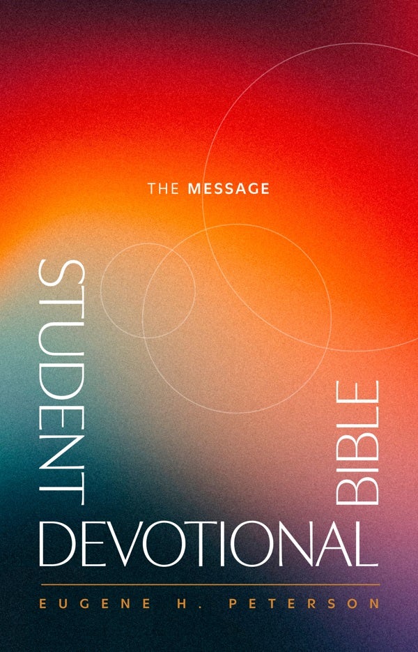 Cover image for The Message Student Devotional Bible (Hardcover), isbn: 9781641588058