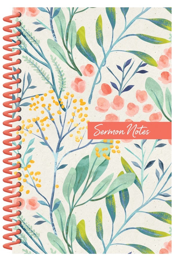 Cover image for Sermon Notes Journal [Floral], isbn: 9781643520117