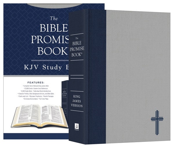 Cover image for The Bible Promise Book KJV Bible [Oxford Navy], isbn: 9781643522005
