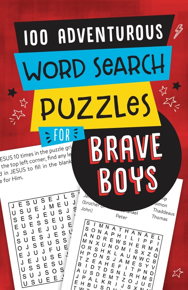 Cover image for 100 Adventurous Word Search Puzzles for Brave Boys, isbn: 9781643527888