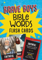 Cover image for Brave Boys Bible Words Flash Cards, isbn: 9781643527970