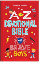 Cover image for The A to Z Devotional Bible for Brave Boys, isbn: 9781643528878