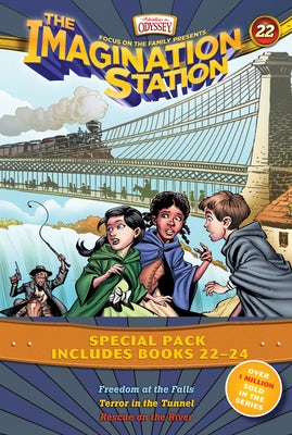 Cover image for Imagination Station Books 3-Pack: Freedom at the Falls / Terror in the Tunnel / Rescue on the River, isbn: 9781646070138