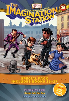 Cover image for Imagination Station Books 3-Pack: Poison at the Pump / Swept Into the Sea / Refugees on the Run, isbn: 9781646071357