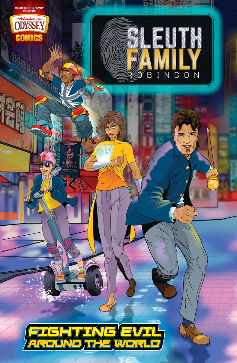 Cover image for Sleuth Family Robinson: Fighting Evil Around the World, isbn: 9781646071395