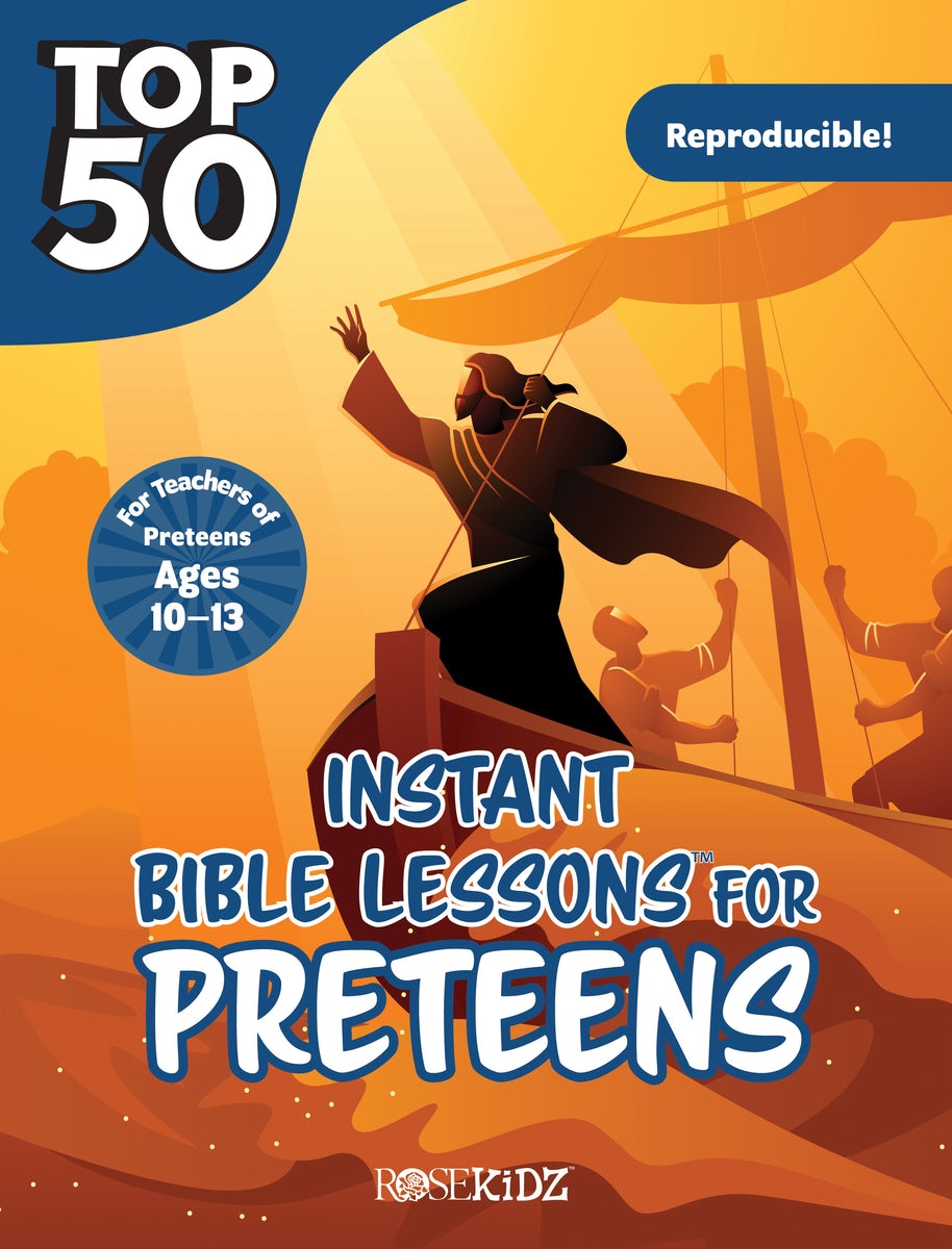 Cover image for Top 50 Instant Bible Lessons for Preteens, isbn: 9781649380395
