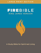 Cover image for KJV Fire Bible, Large Print Edition (Red Letter, Hardcover), isbn: 9781683070887