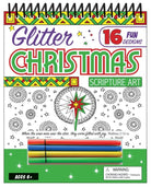 Cover image for Glitter Christmas Scripture Art, isbn: 9781683227021