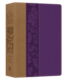 Cover image for The KJV Study Bible - Large Print [violet Floret], isbn: 9781683228448