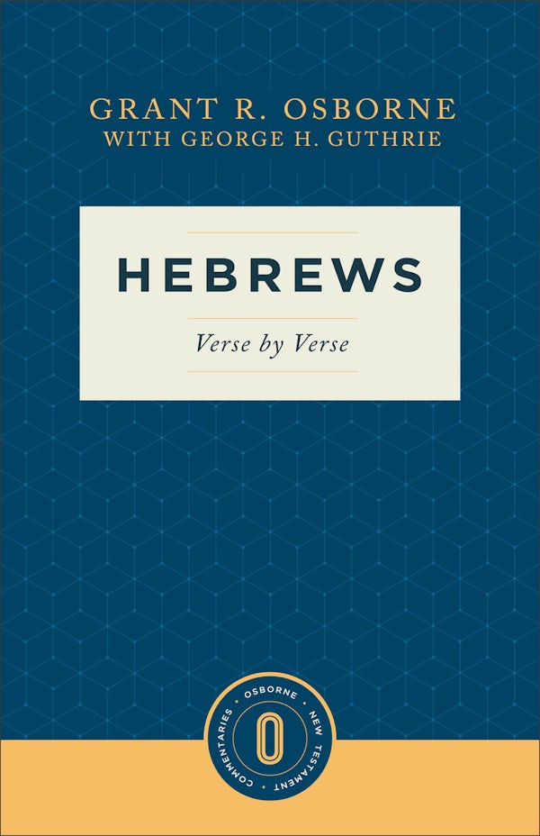 Cover image for Hebrews Verse by Verse, isbn: 9781683595373