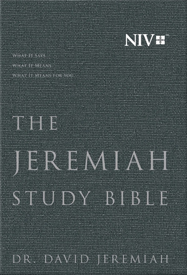 Cover image for The Jeremiah Study Bible, NIV, isbn: 9781683973041