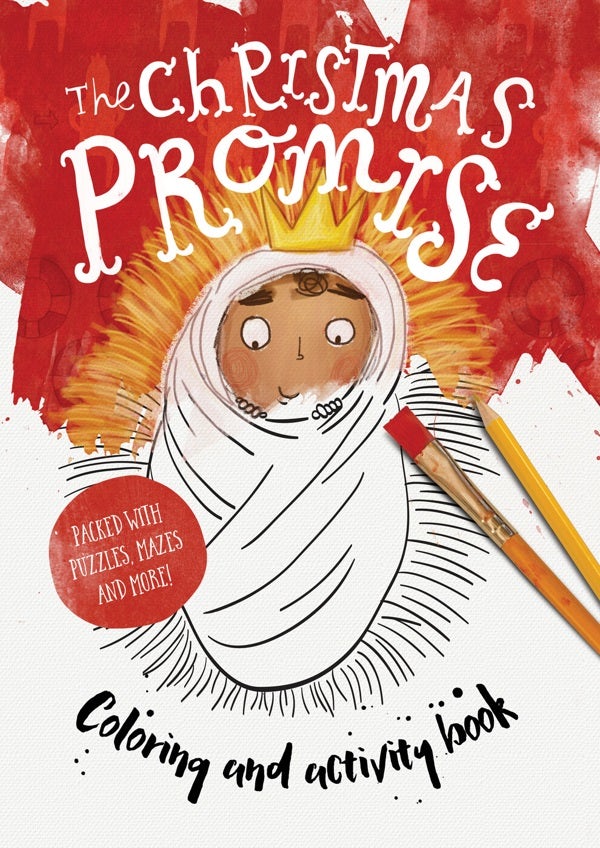 Cover image for The Christmas Promise Coloring and Activity Book, isbn: 9781784980139