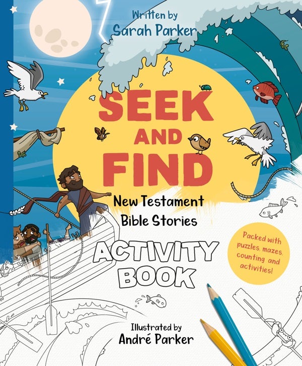 Cover image for Seek and Find: New Testament Activity Book, isbn: 9781784987541