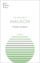 Cover image for The Message of Malachi, isbn: 9781789744491
