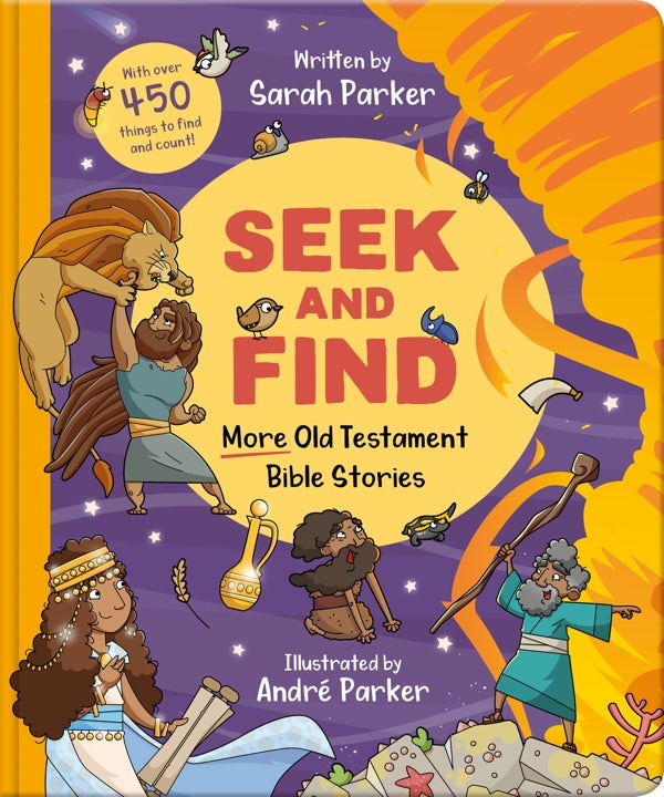 Cover image for Seek and Find: More Old Testament Bible Stories, isbn: 9781802541137