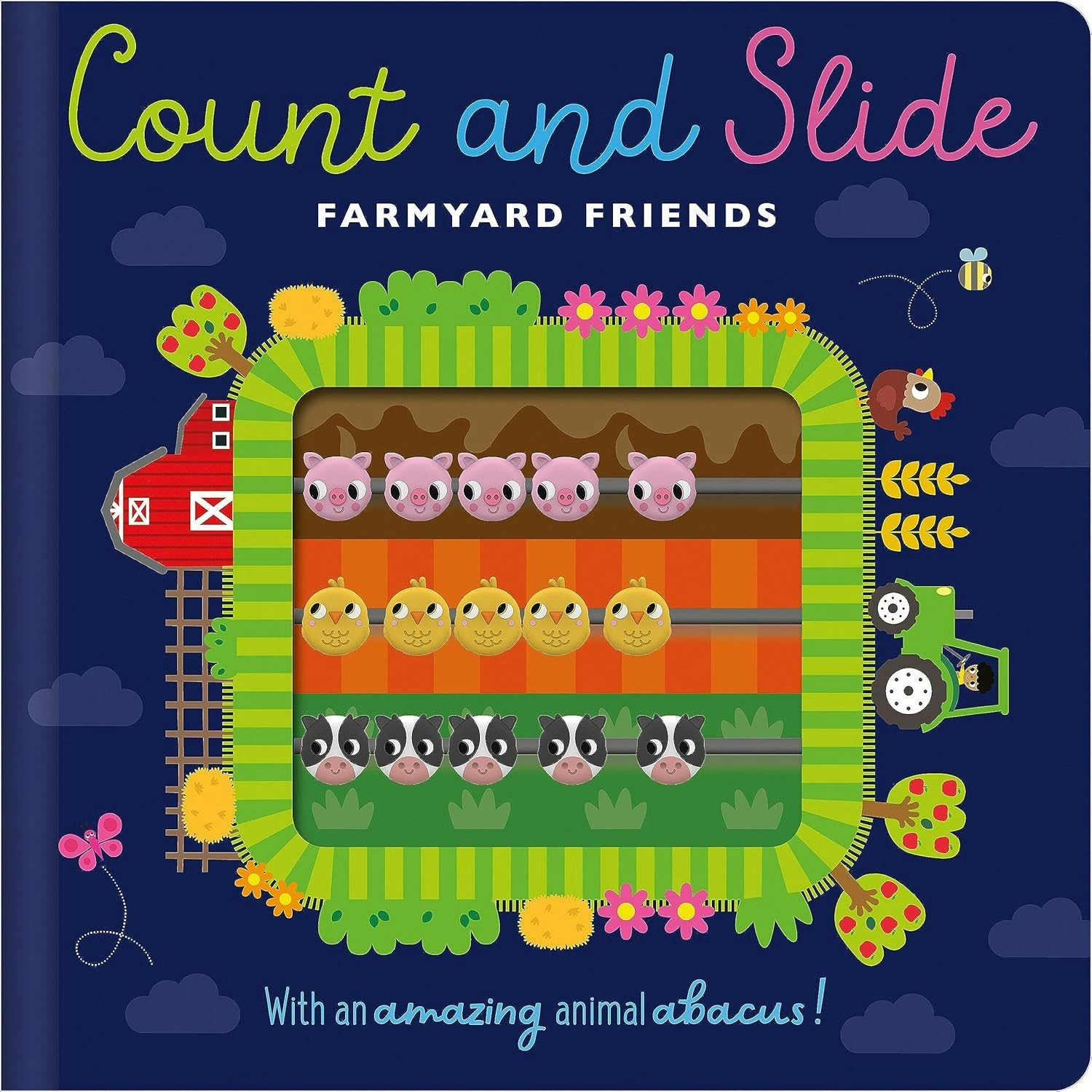 Cover image for Count and Slide Farmyard Friends, isbn: 9781805445418