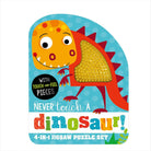 Cover image for Never Touch a Dinosaur Jigsaw Puzzle Set, isbn: 9781836420699
