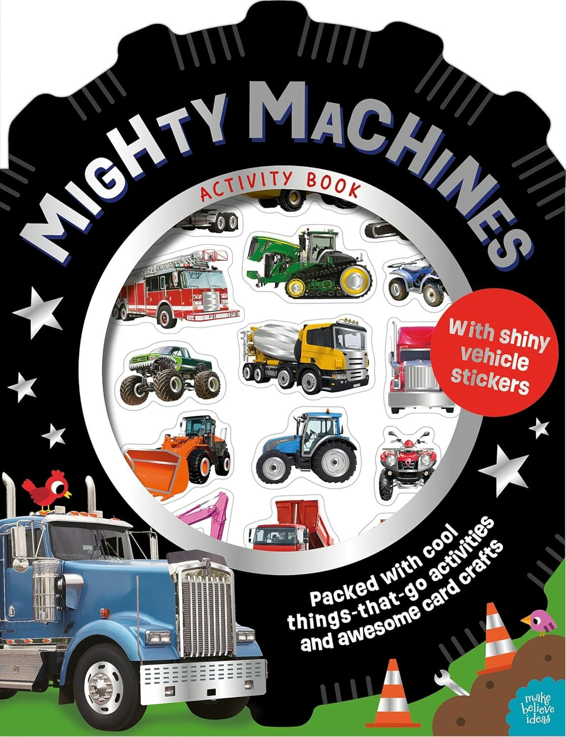 Cover image for Mighty Machines Activity Book, isbn: 9781836429906