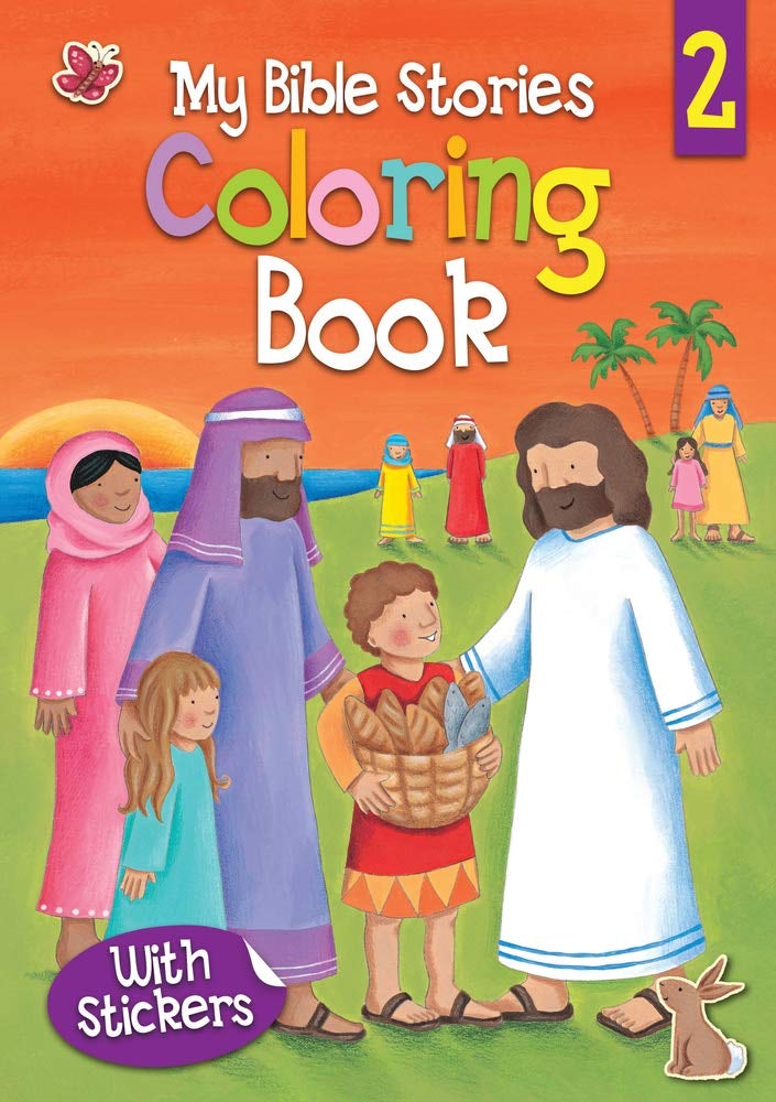 Cover image for My Bible Stories Coloring Book 2, isbn: 9781859855706