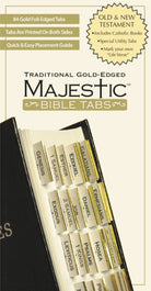 Cover image for Majestic Traditional Gold-Edged Bible Tabs, isbn: 9781934770139