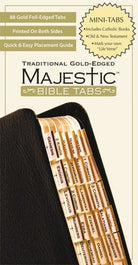 Cover image for Majestic Traditional Gold Bible Tabs Mini, isbn: 9781934770870