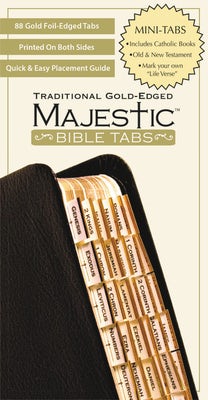 Cover image for Majestic Traditional Gold Bible Tabs Mini, isbn: 9781934770870