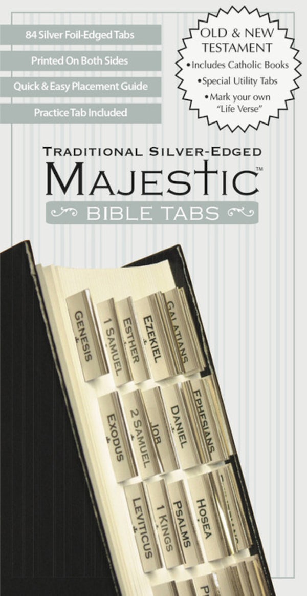 Cover image for Majestic Traditional Silver-Edged Bible Tabs, isbn: 9781934770917