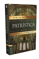 Cover image for Rvr, Biblia de Estudio Patrística, Interior a DOS Colores, Tapa Dura, Palabras de Jesús En Rojo, Comfort Print, isbn: 9788418204586