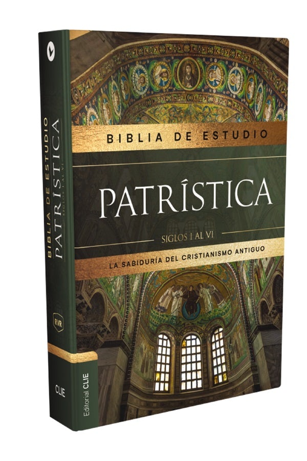 Cover image for Rvr, Biblia de Estudio Patrística, Interior a DOS Colores, Tapa Dura, Palabras de Jesús En Rojo, Comfort Print, isbn: 9788418204586