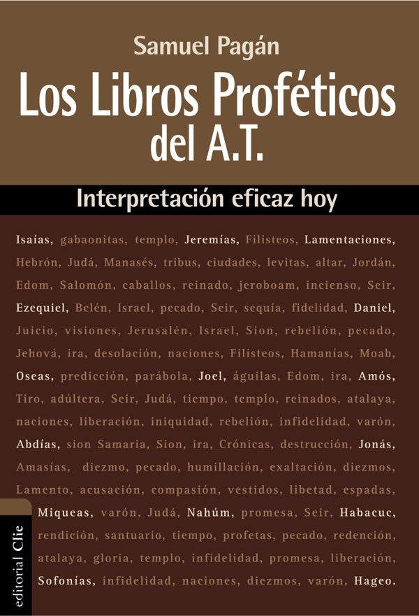 Cover image for Los Libros Proféticos del Antiguo Testamento, isbn: 9788494462641
