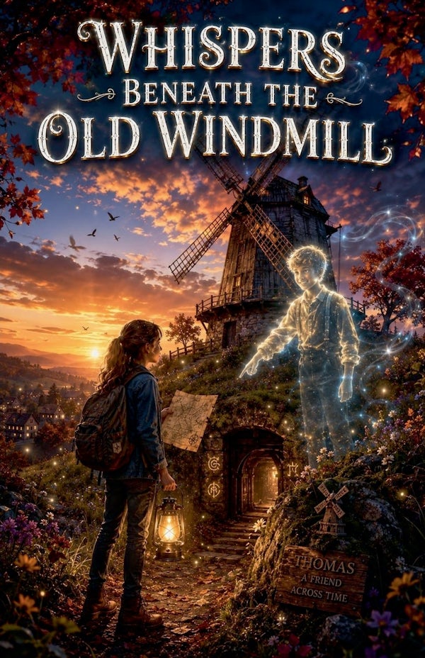 Cover image for Whispers Beneath the Old Windmill, isbn: 9798235604865