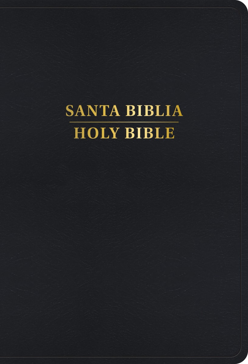 Cover image for Rvr 1960/KJV Biblia Bilingüe Letra Grande, Negro Imitación Piel Con Índice (Edición 2024), isbn: 9798384500520