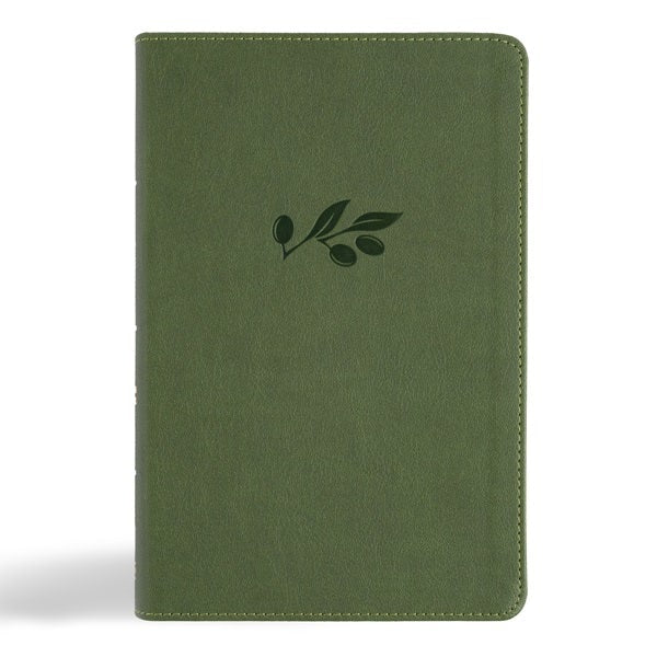 Cover image for CSB Large Print Personal Size Reference Bible, Digital Study Edition, Olive Leathertouch, Indexed, isbn: 9798384501756