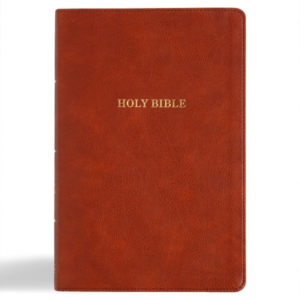Cover image for KJV Giant Print Reference Bible, Burnt Sienna Leathertouch, Indexed, isbn: 9798384501992
