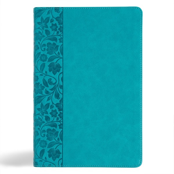 Cover image for KJV Giant Print Reference Bible, Teal Leathertouch, Indexed, isbn: 9798384502012