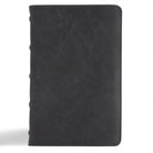 Cover image for CSB Personal Size Bible, Holman Handcrafted Collection, Marbled Slate Premium Calfskin, isbn: 9798384502036