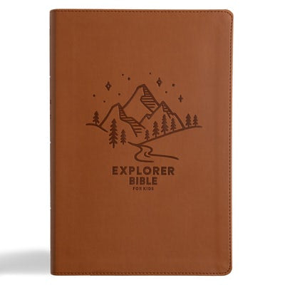 Cover image for KJV Explorer Bible for Kids, Brown Leathertouch, Indexed, isbn: 9798384502265