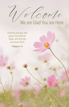 Cover image for General Worship Bulletin: We Are Glad You Are Here - Spring (Package of 100), isbn: 9798384503187