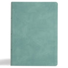Cover image for NASB Notetaking Bible, Large Print Edition, Earthen Teal Suedesoft Leathertouch, isbn: 9798384504955